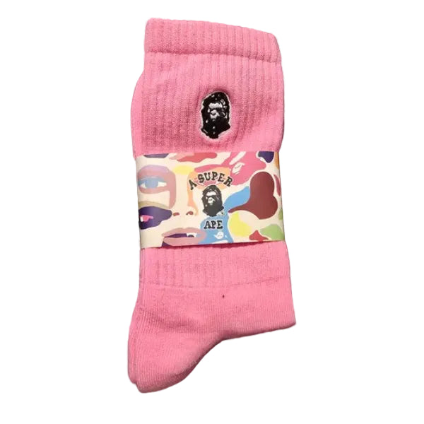 [PINK] BAPE x KIDSUPER SOCKS