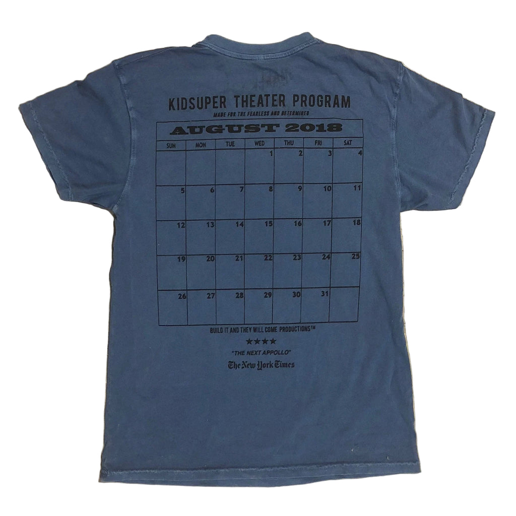 [BLUE DENIM-GRAY] KIDSUPER CANAL STREET OFFICIAL BOOTLEG TEE