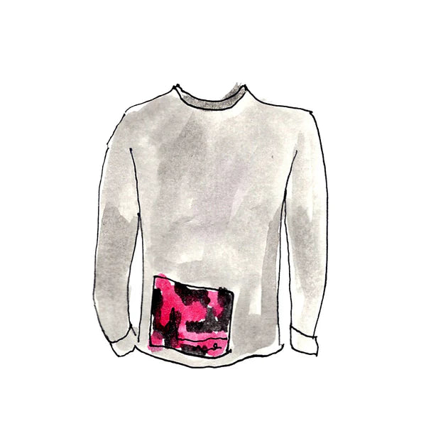 [GREY] PICS LONG SLEEVE TEE