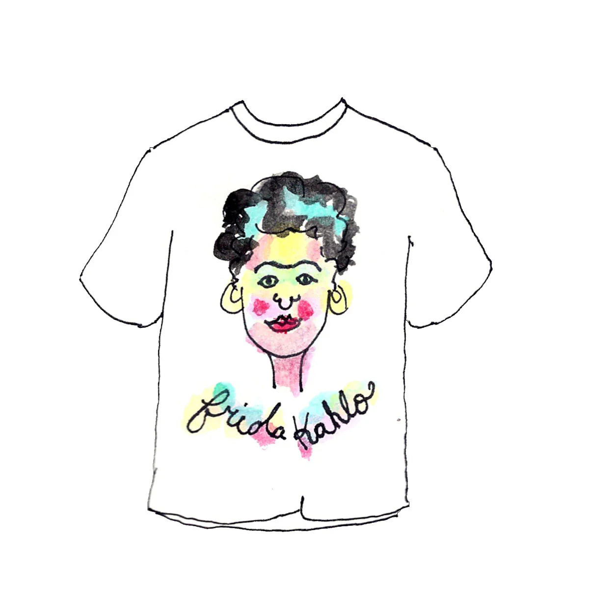 [WHITE] FRIDA KAHLO TEE