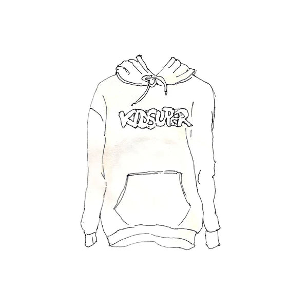 [WHITE] TO THE MOON HOODIE