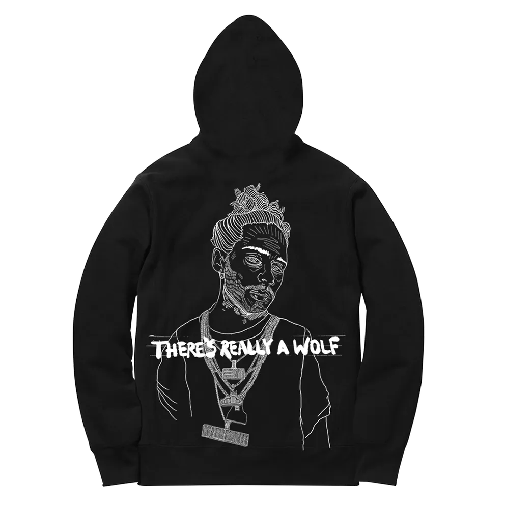 [BLACK] RUSS X KIDSUPER THERE'S REALLY A WOLF TEE