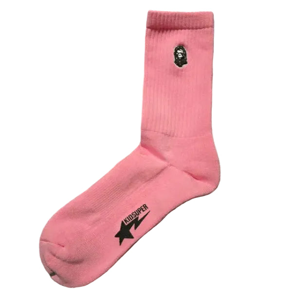 [PINK] BAPE x KIDSUPER SOCKS