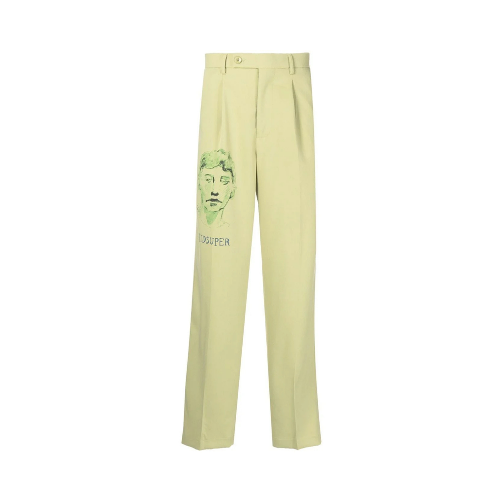 [GREEN] PLEATED PORTRAIT PANT