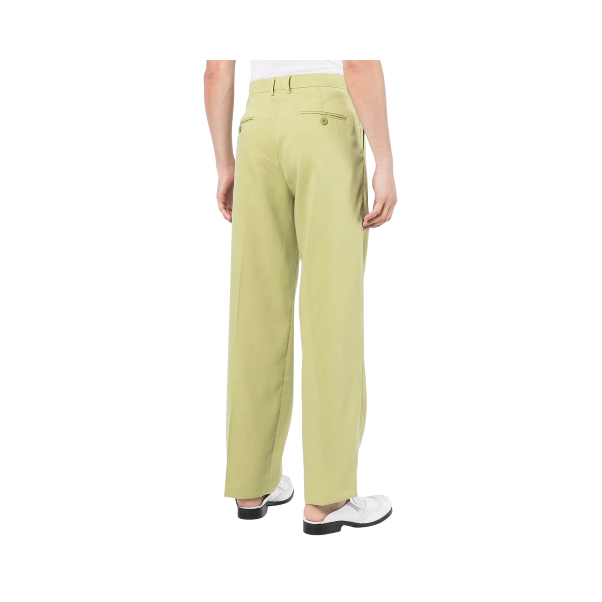 [GREEN] PLEATED PORTRAIT PANT