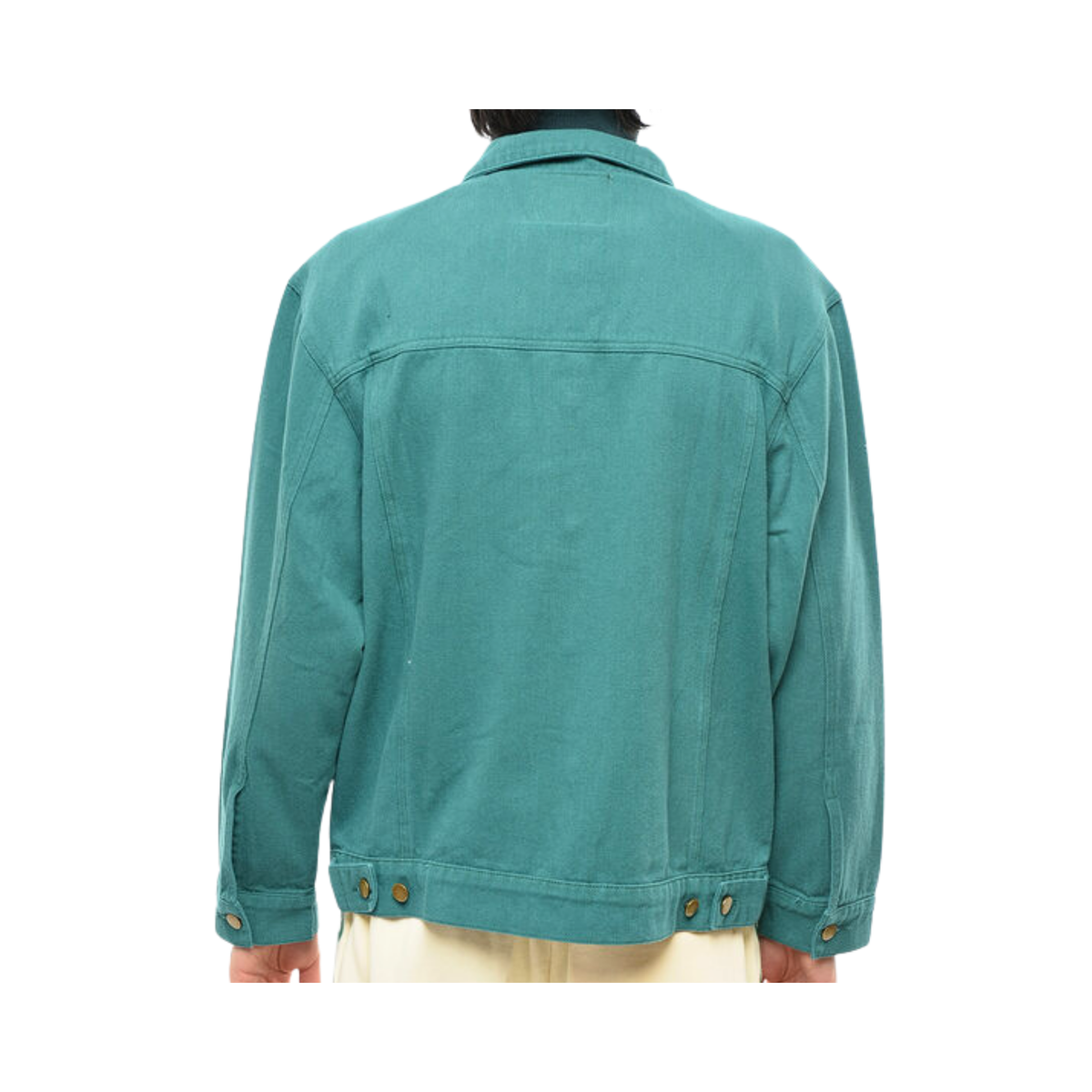 [Green/Teal] Swingset Denim Jacket