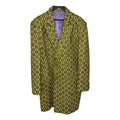 [GREEN/OLIVE-PINK] DANCING LADIES LONG COAT