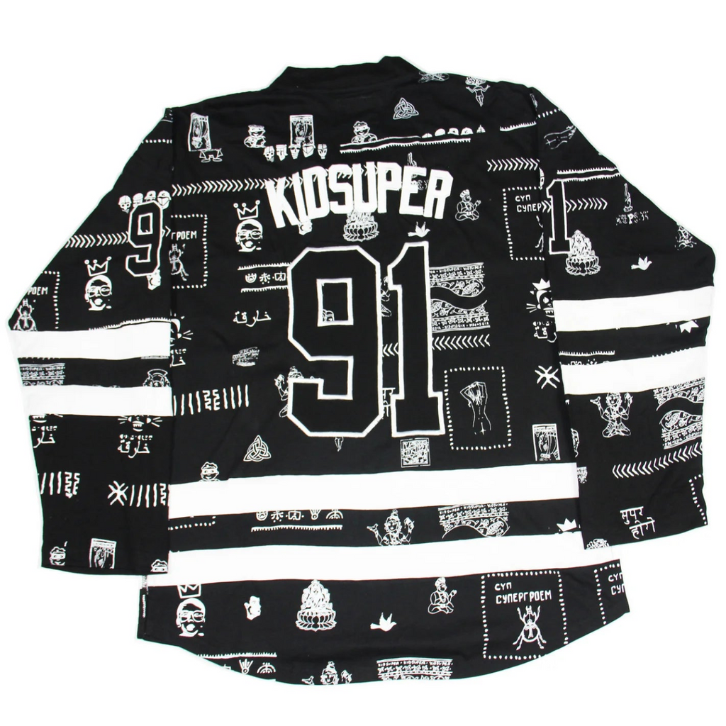 [BLACK] KidSuper Strangers Hockey Jersey