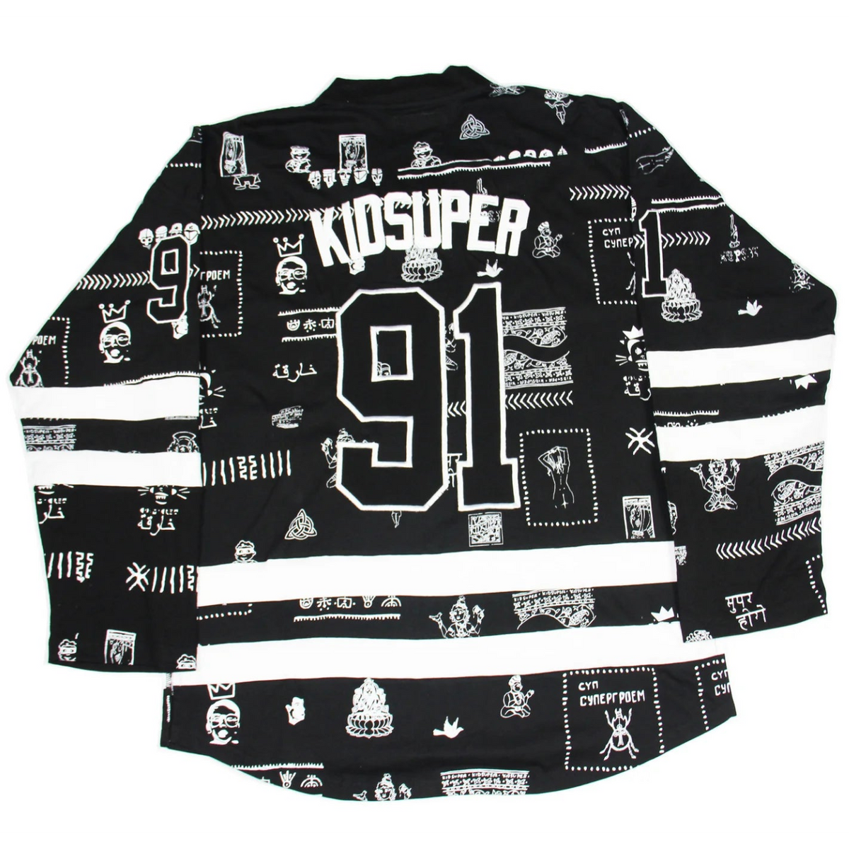 [BLACK] KidSuper Strangers Hockey Jersey