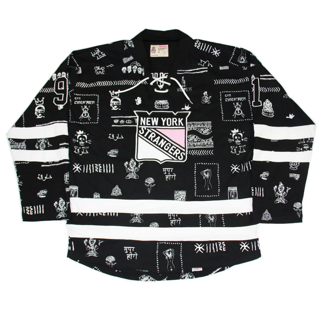 [BLACK] KidSuper Strangers Hockey Jersey