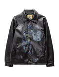 [Black] Blue Street Hooligans Faux Leather Jacket