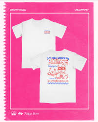 [White] Double Chicken Please x KidSuper Menu Design and Tee
