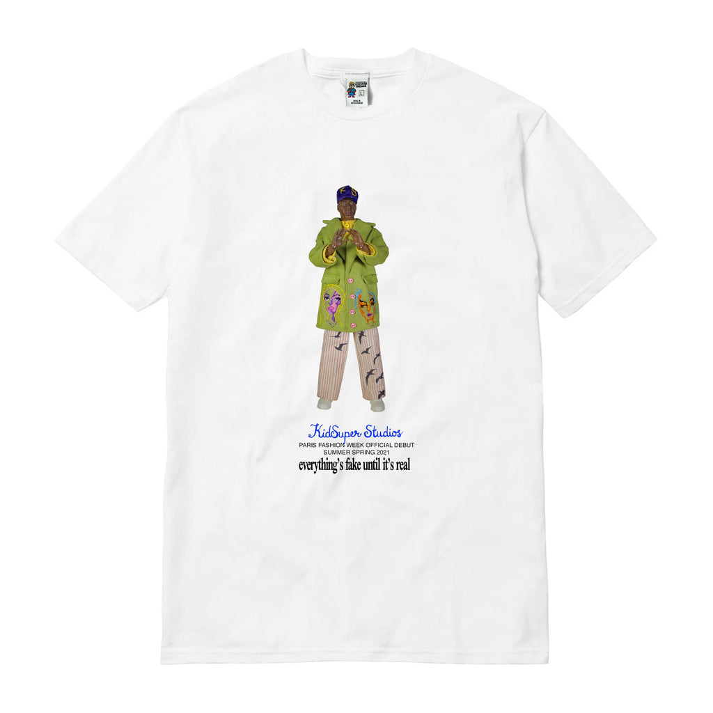 [WHITE] Everything's Fake JAY Z TEE