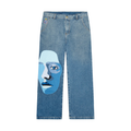 [Blue-Denim] Blue Face Denim Jeans