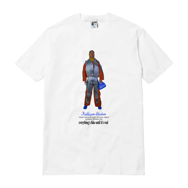 [WHITE] Everything's Fake KANYE WEST TEE