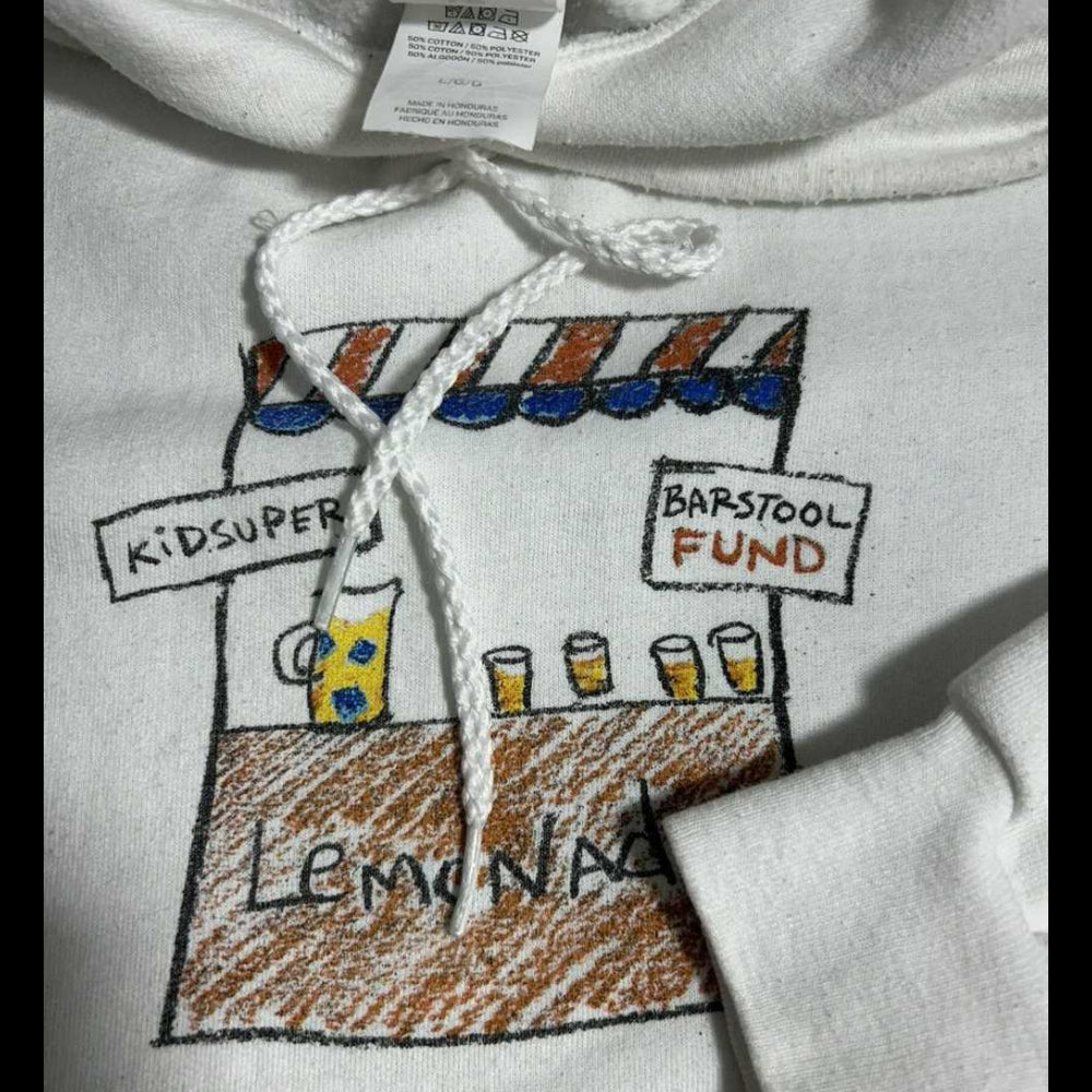 [WHITE] Barstool Sports x KidSuper Lemonade Hoodie
