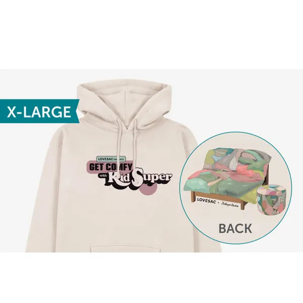 [CREAM] LOVESAC X KIDSUPER Hoodie