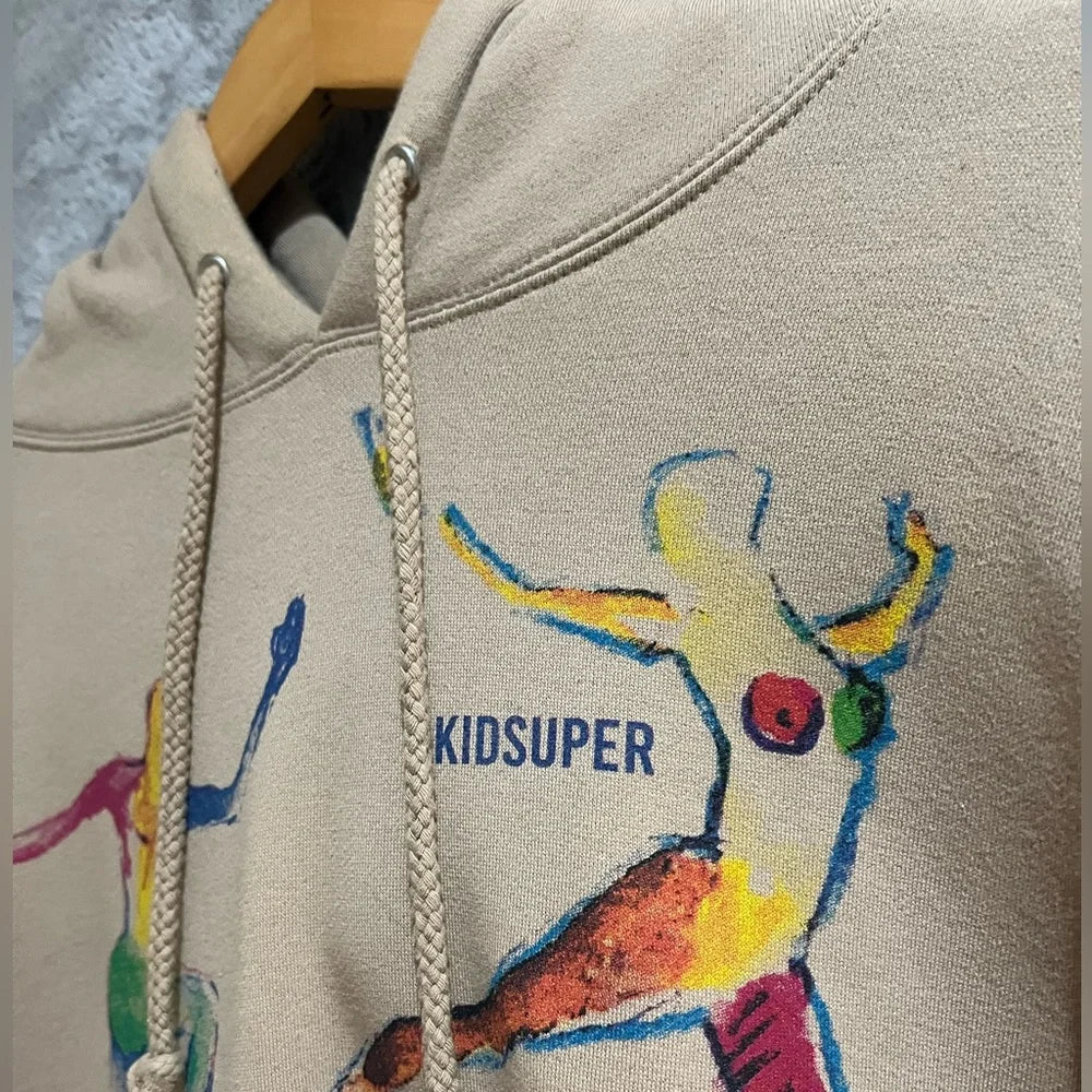 [BROWN] SKETCHED DANCERS HOODIE