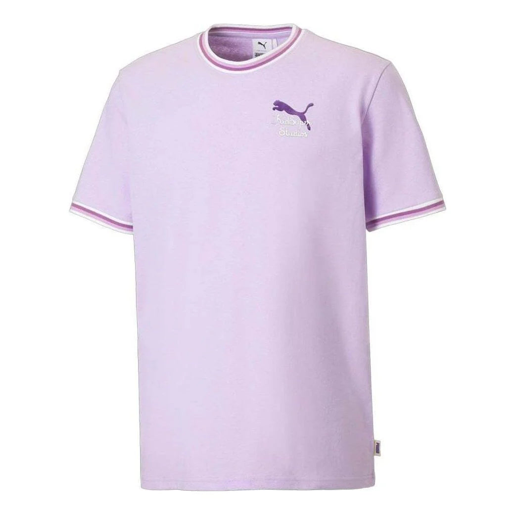[LAVENDER/PURPLE] PUMA X KIDSUPER STUDIOS RIB COLLARS Tee