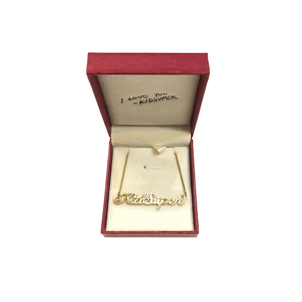 [RED BOX] I Love You, Kidsuper - Monogram Name Necklace