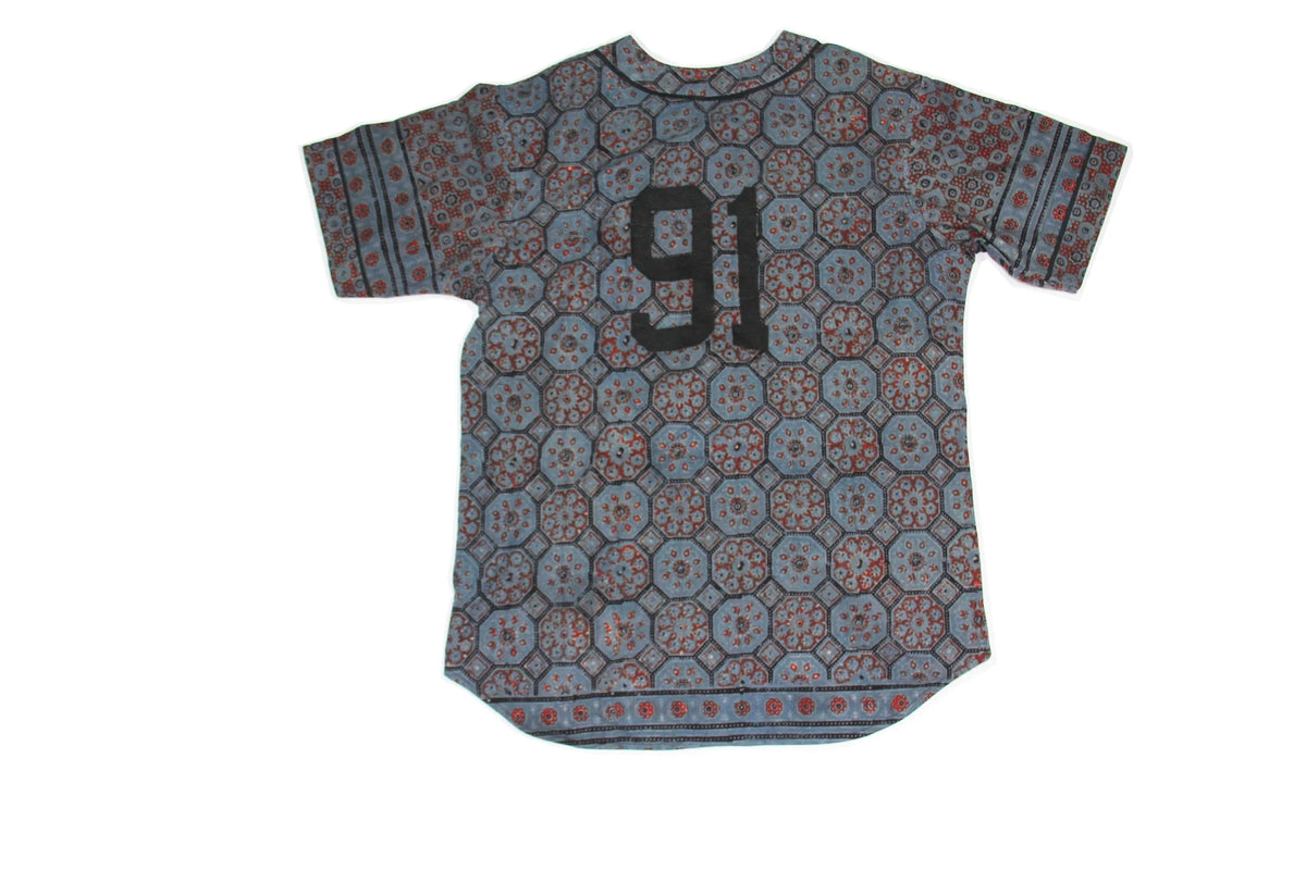 [MULTICOLOR] REVERSABLE KIDSUPER BUTTON DOWN 91 JERSEY