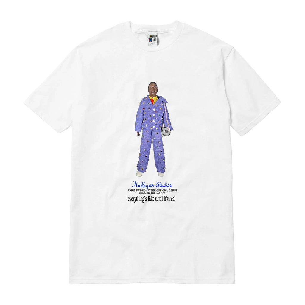 [WHITE] Everything's Fake PELE TEE