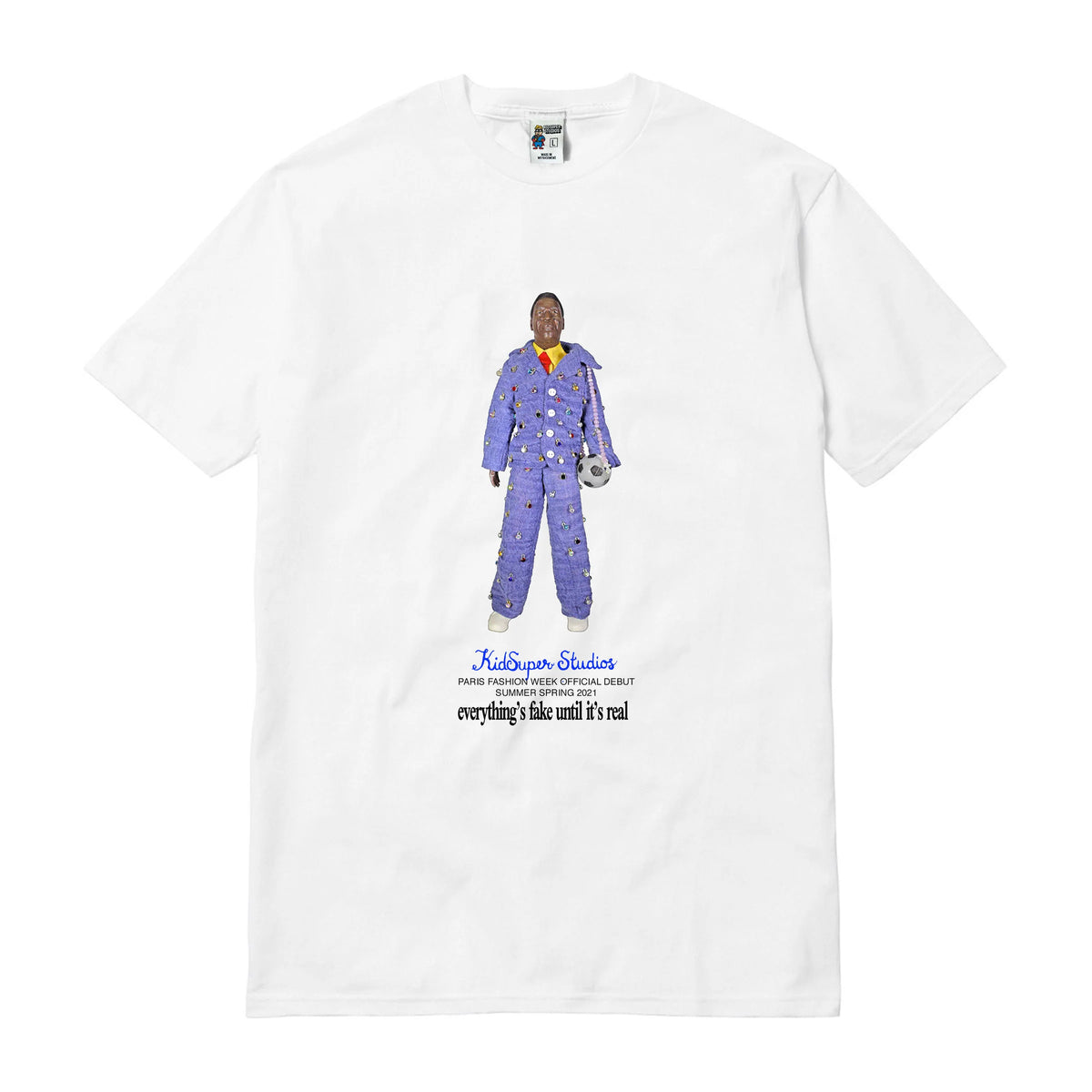 [WHITE] Everything's Fake PELE TEE