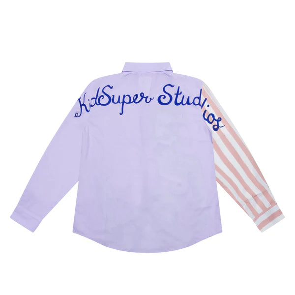 [Purple-LAVENDER] PAINTED LADY BUTTON DOWN SHIRT