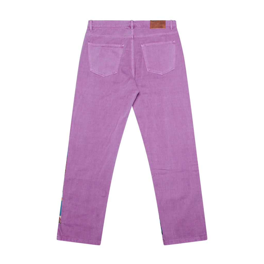 [Pink] Original Patchwork Denim