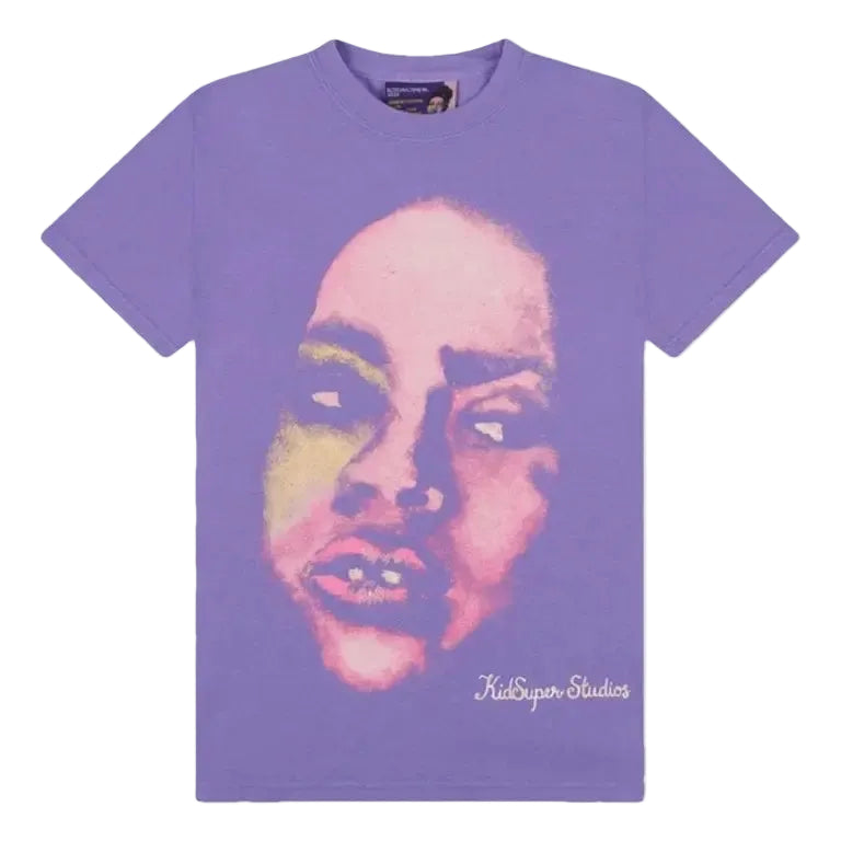 [Purple/Lilac] Girl Face Tee