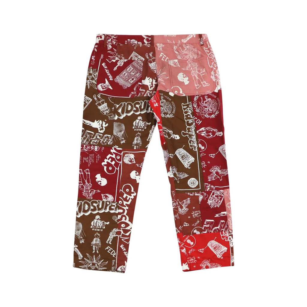[Red] Super Patchwork Pant