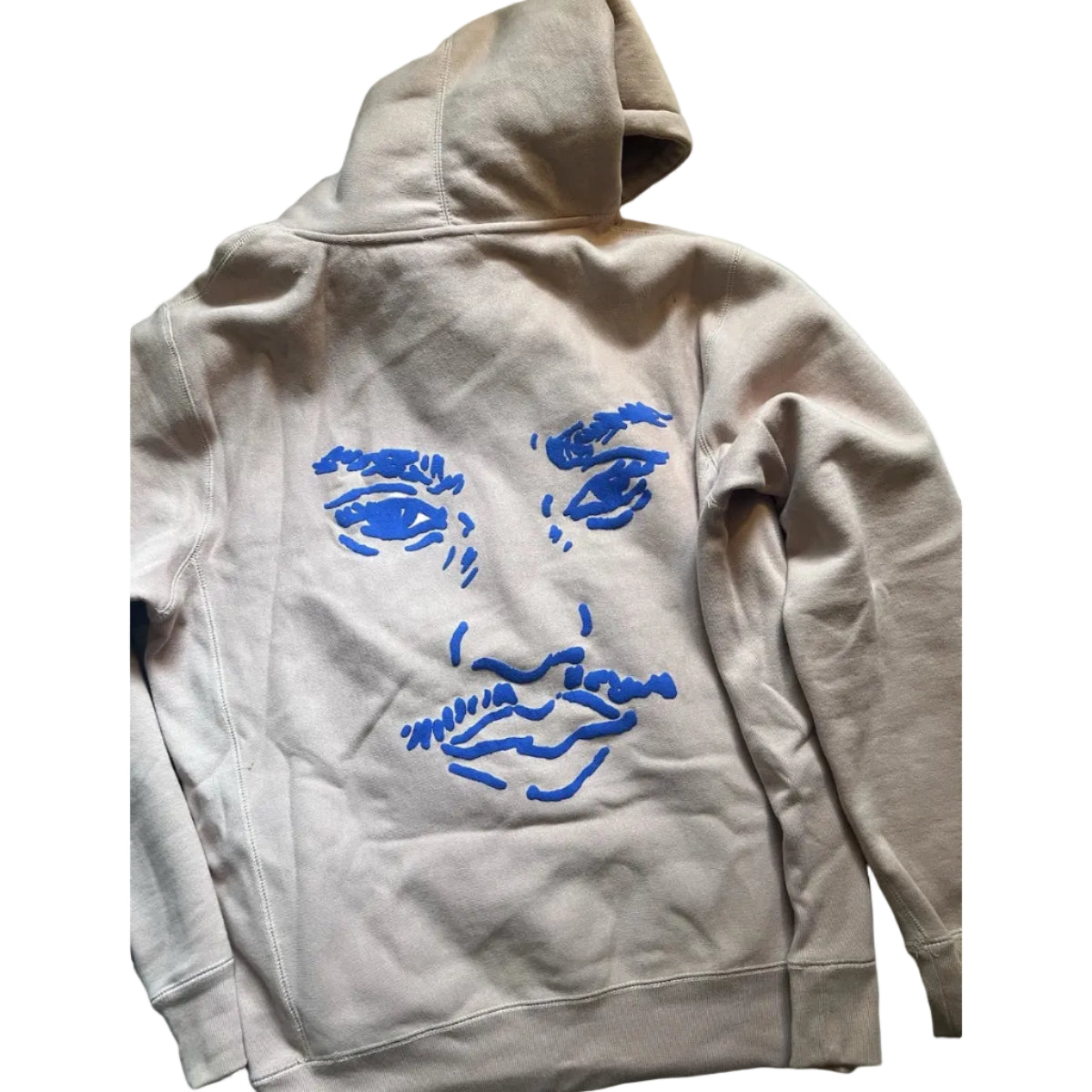 [CREAM/ALMOND] SNOT x KIDSUPER HOODIE (BLUE FACE)