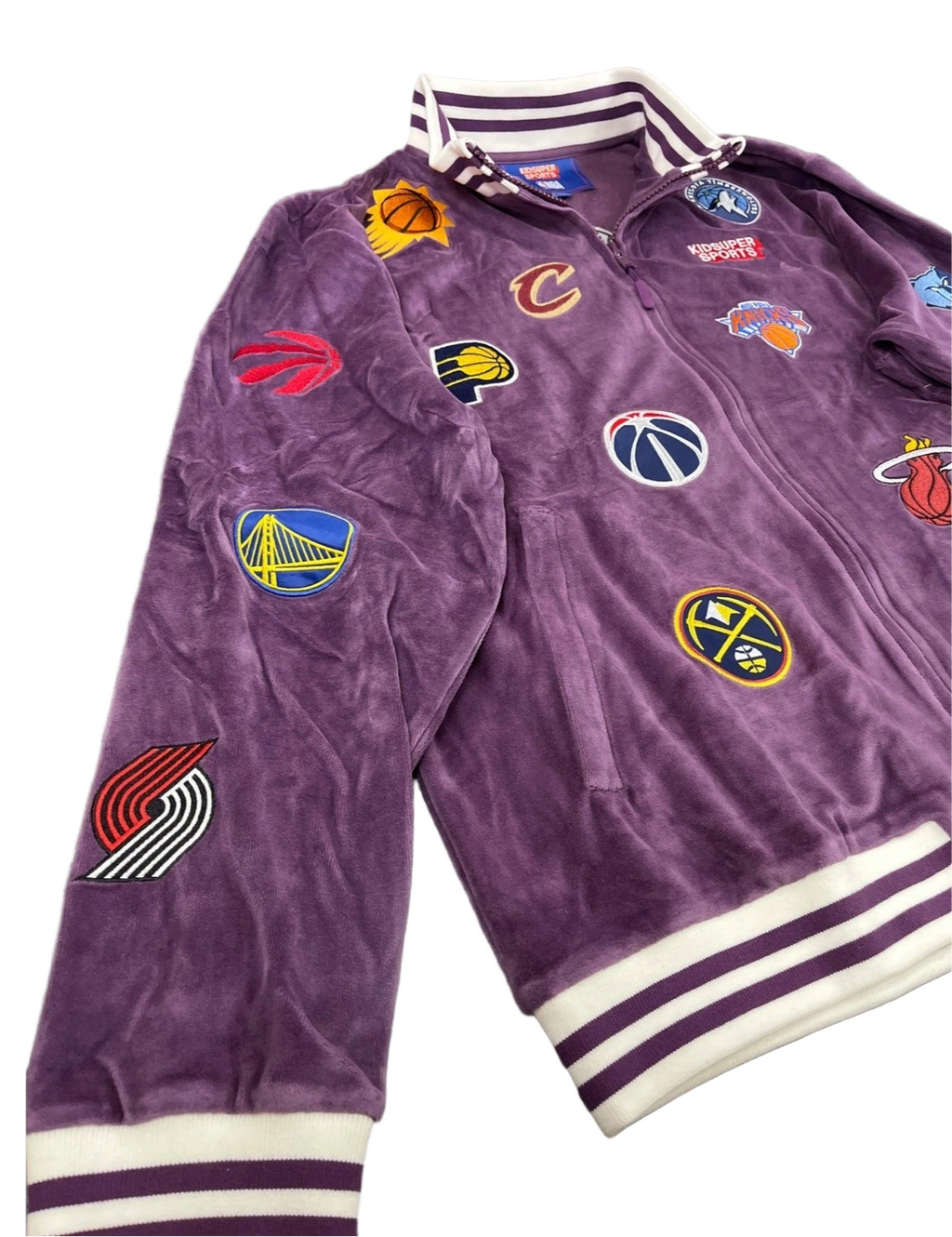 [Purple] NBA X KIDSUPER Track Jacket