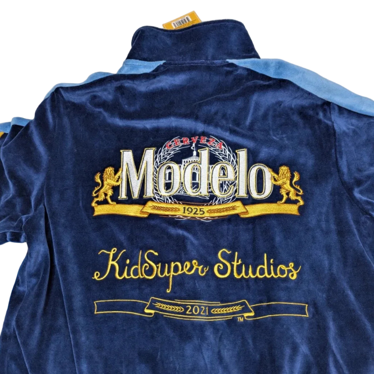 [BLUE-RED-YELLOW] Modelo x KidSuper “Fighting Spirit” Track Jacket
