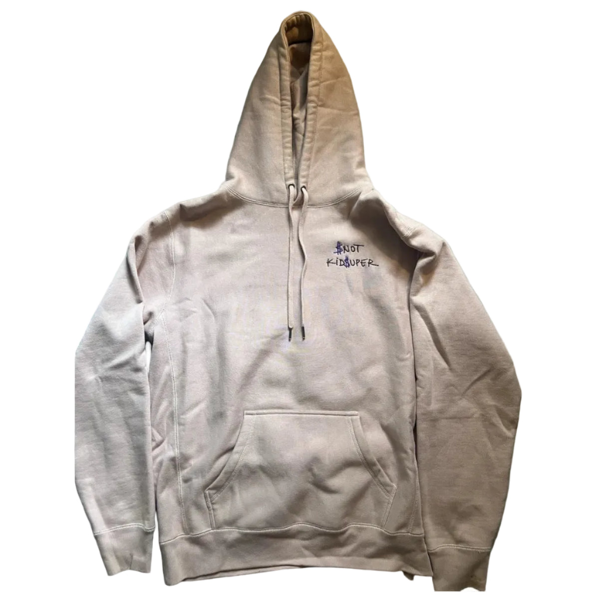 [CREAM/ALMOND] SNOT x KIDSUPER HOODIE (BLUE FACE)