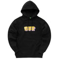 [Black-Yellow-Purple] Logo Hoodie