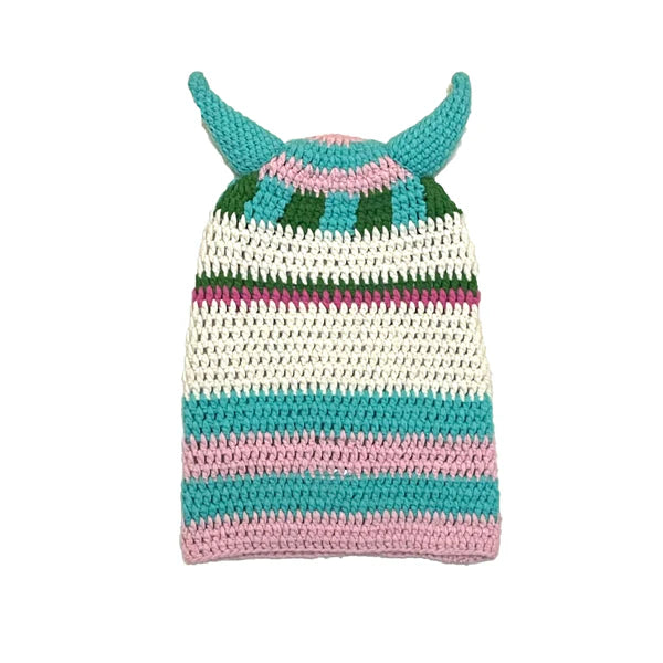 [MINT-WHITE] FACE BEANIE