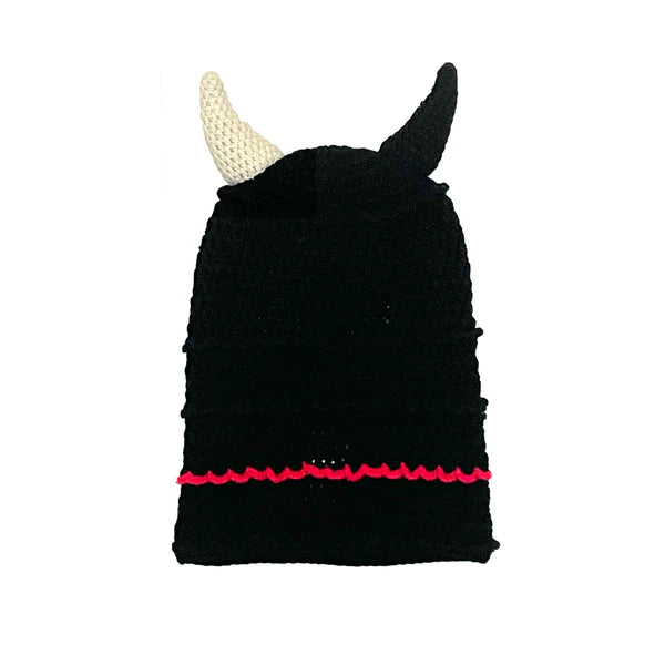 [BLACK-WHITE] FACE BEANIE