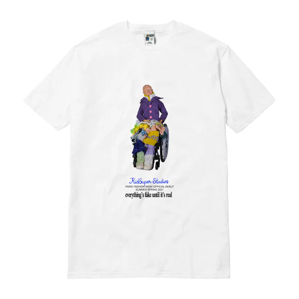 [WHITE] Everything's Fake Stephen Hawking TEE