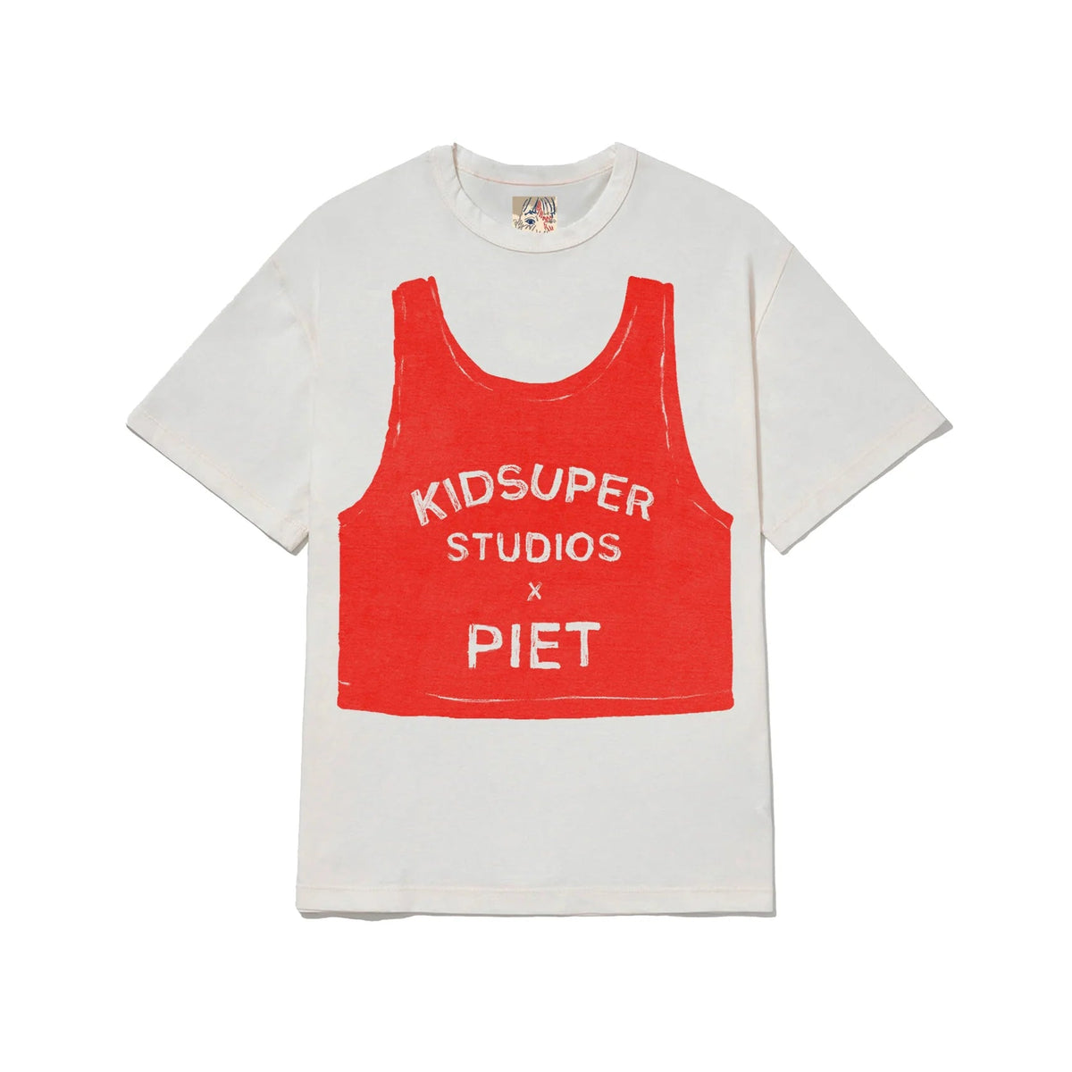 [White] Piet Pinnie X KidSuper Tee