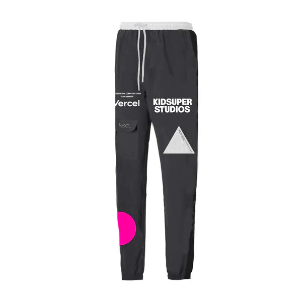 [BLACK] VERCEL X KIDSUPER TRACK PANT