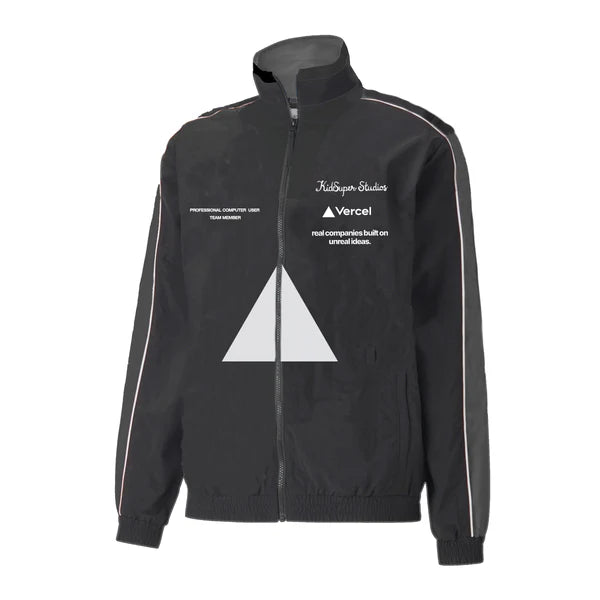 [BLACK] KIDSUPER X VERCEL TRACK JACKET