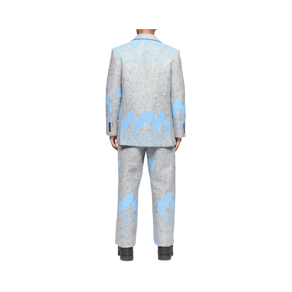 [Grey-Blue] MSCHF X KIDSUPER x UHAUL SUIT TOP