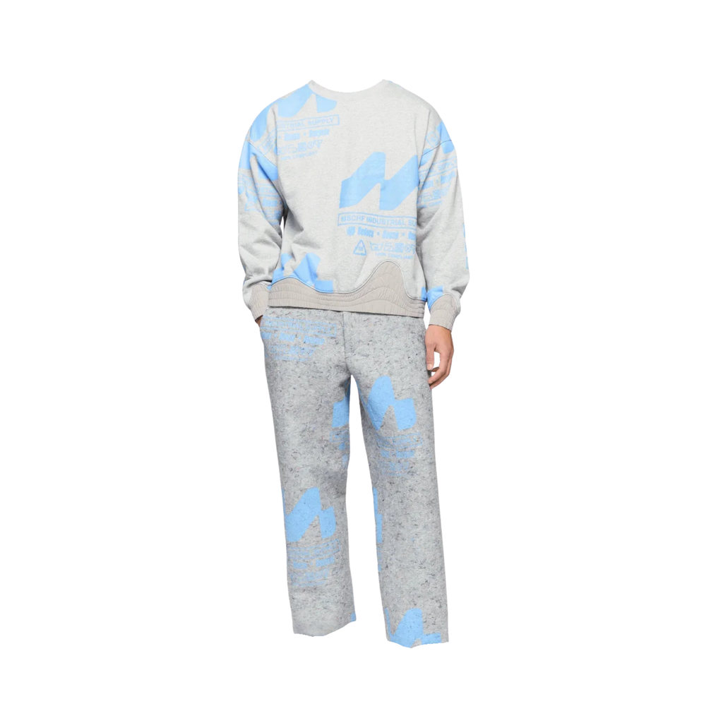[Grey-Blue] MSCHF X KIDSUPER x UHAUL SUIT BOTTOM