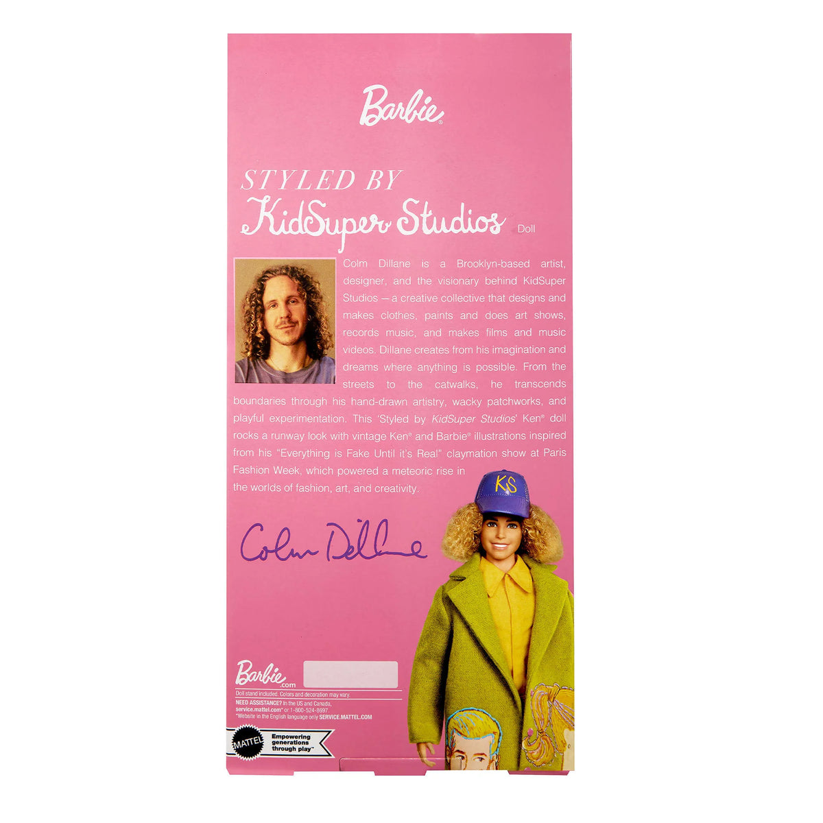 [PINK BOX] Barbie Signature Styled by KidSuper Ken Doll
