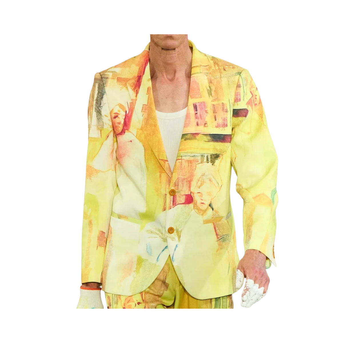 [Yellow] After School Philosophy Suit Top